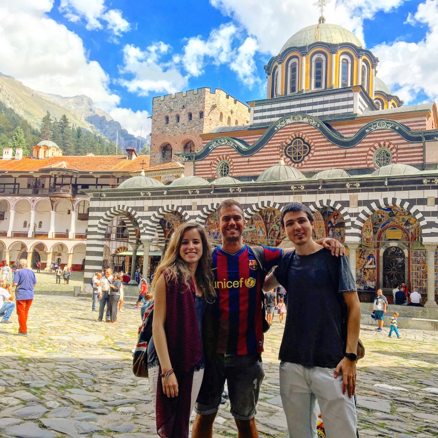 MarsBased team at the Rila Monastery in Bulgaria