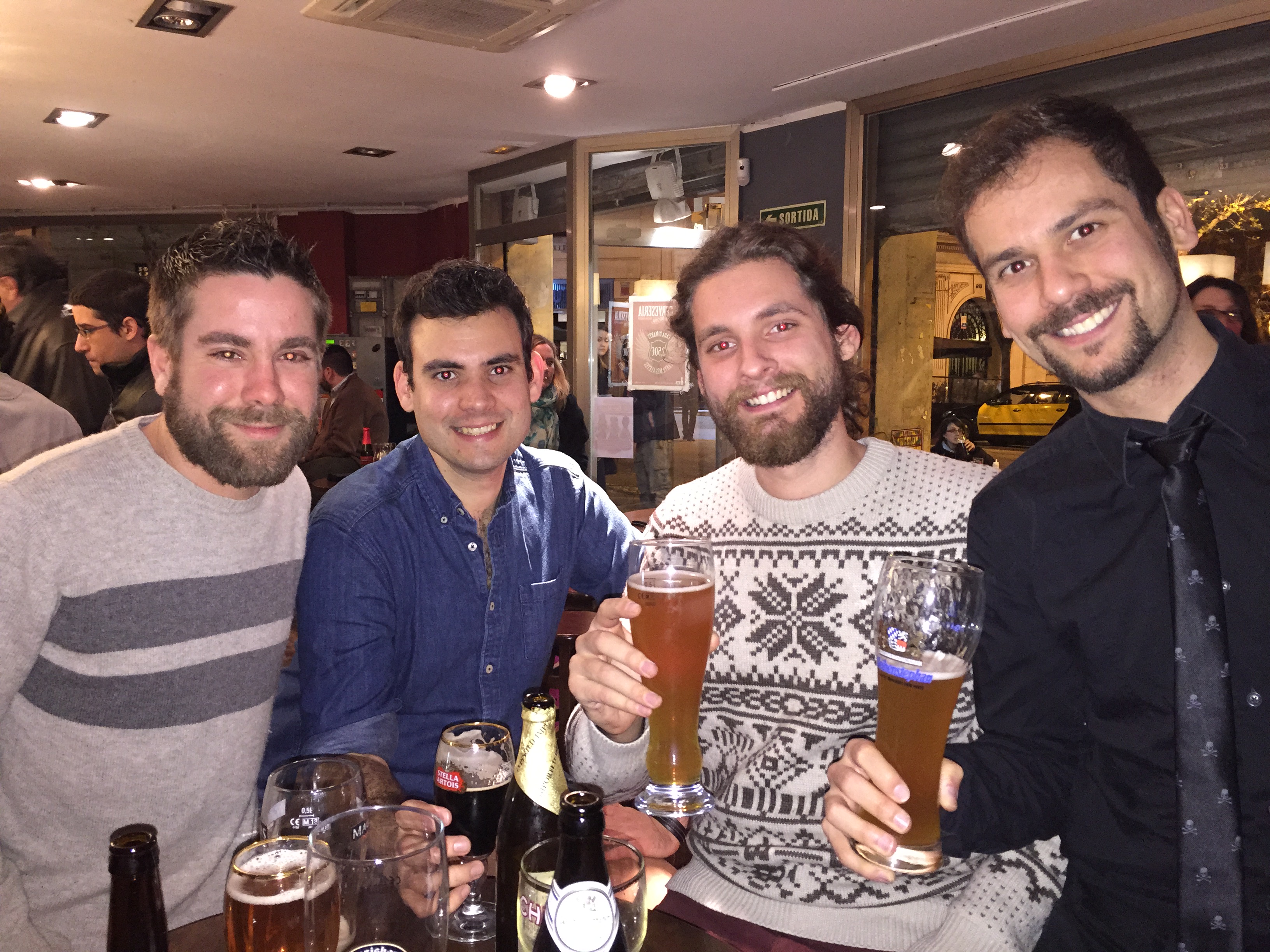 The MarsBased team at Cervecería Clandestina